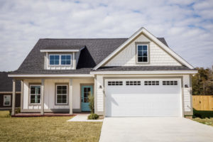 Exterior of house using security system