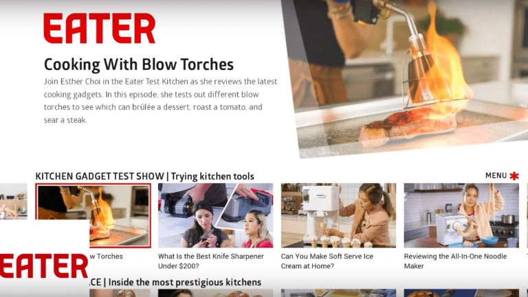 Eater browse page