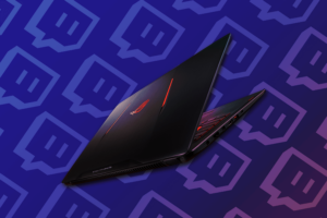 The Asus ROG Strix gaming laptop is recommended for streaming on Twitch