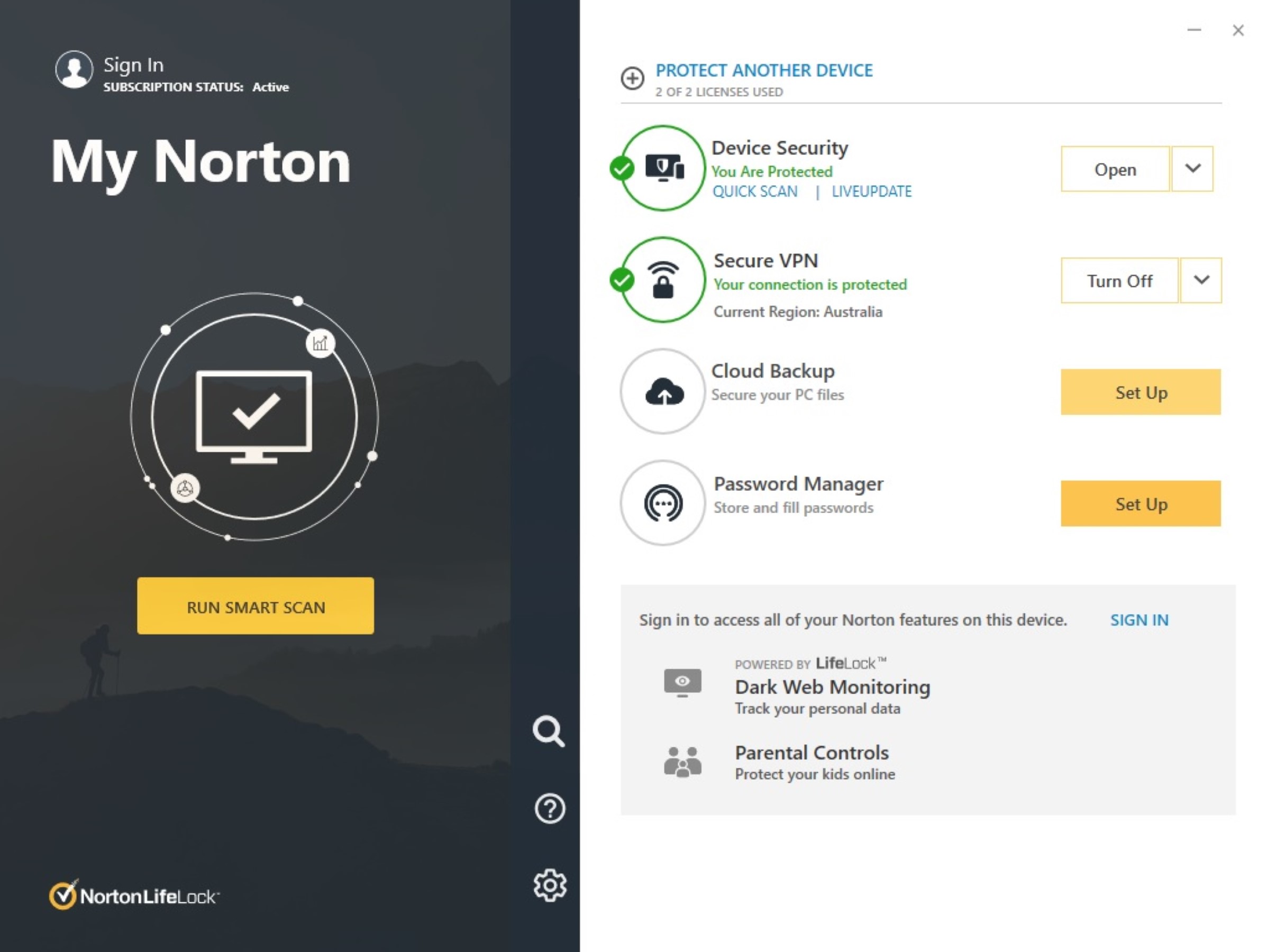 Norton Screenshot