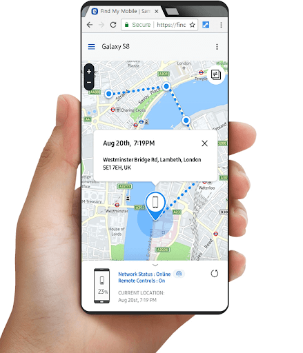 Samsung App for Finding Lost Galaxy Phones
