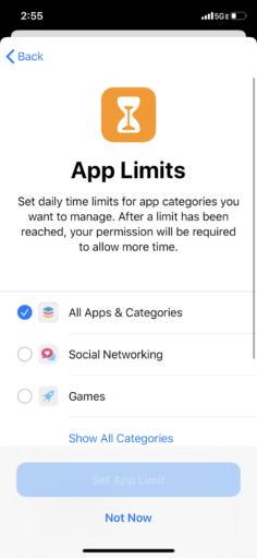 Set App Limits for Your Child