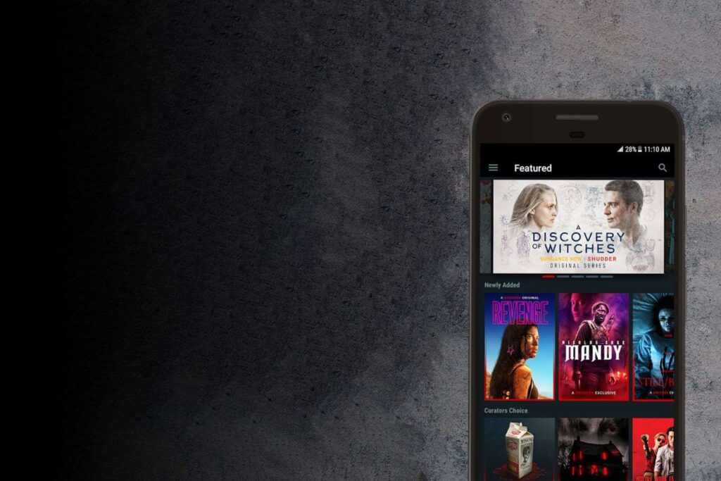 Shudder iOS and Android App