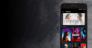 Image of Shudder app on smartphone