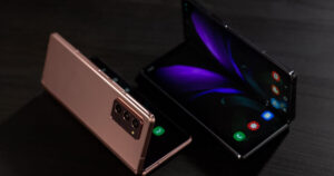Product photo of the Samsung Galaxy Z Fold2 folding smartphone