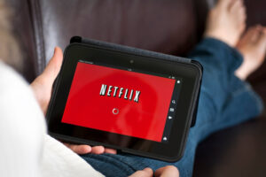 Netflix loading on a smart device