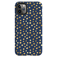 Stringberry iPhone case with polkadot design