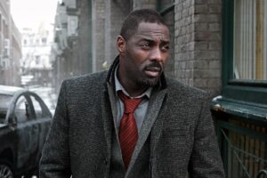 Idris Elba as Luther on BritBox Australia