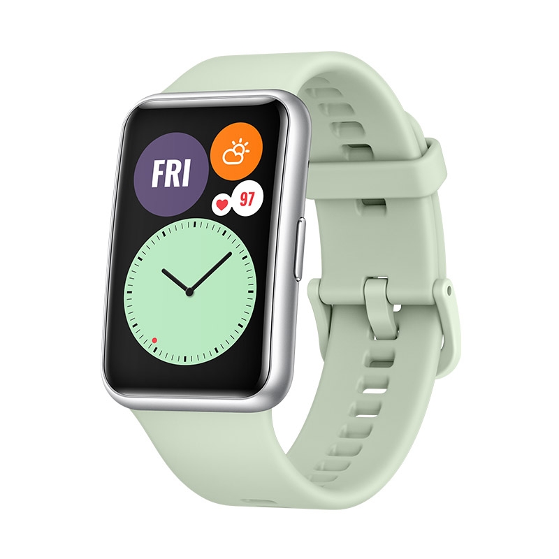 Huawei Watch Fit in mint green