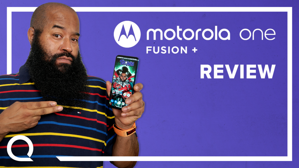 Tshaka with Motorola One Fusion +