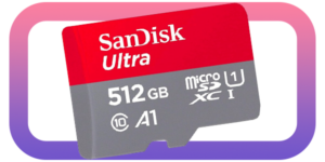 Sandisk Ultra MicroSD 512GB за превключване