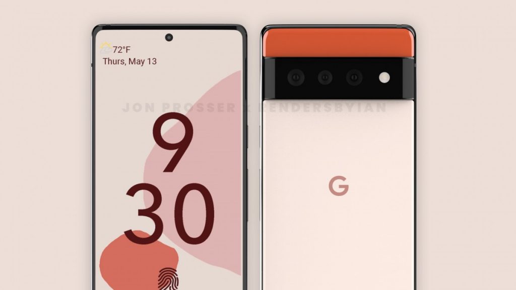 google pixel 6 render