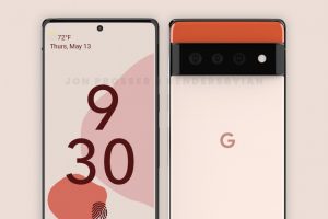 google pixel 6 render