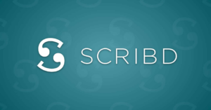 Scribd logo on a teal background