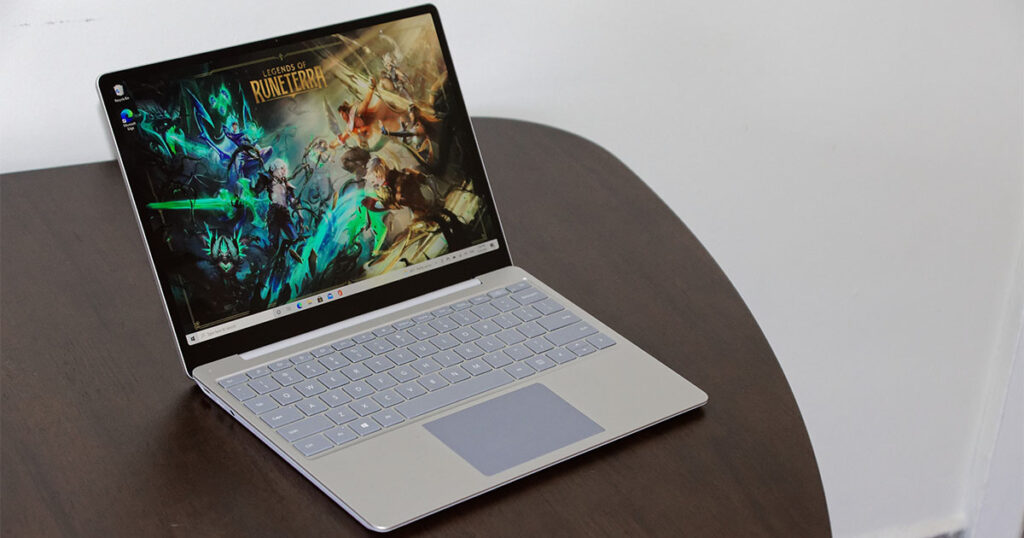 Photograph of the Microsoft Surface Go Laptop
