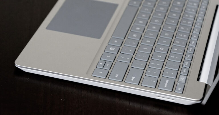 Photograph of the Microsoft Surface Go Laptop's keyboard