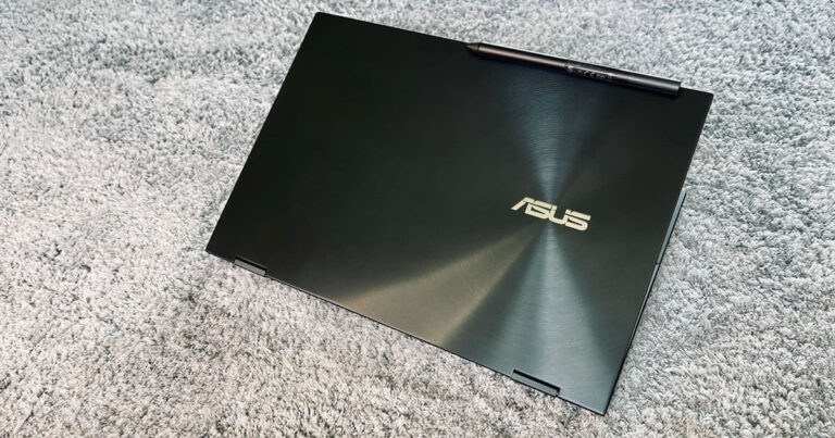 Photograph of ASUS ZenBook Flip 13 design