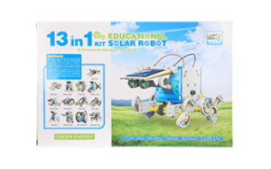 Product image of the 13-in-1 Solar Powered Robot
