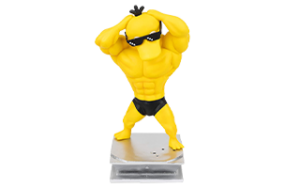 Image of bodybuilding Psyduck Pokemon figure