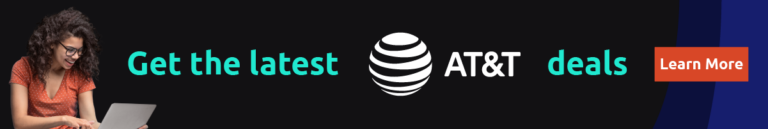Banner pubblicizzando le ultime offerte AT&T - Fai clic per saperne di più