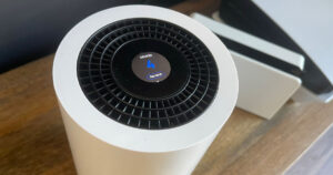 Photograph of Optus 5G Home Modem Nokia FastMile 5G display