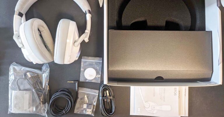 EPOS H3Pro Hybrid Gaming Headset Review - what's in the box?