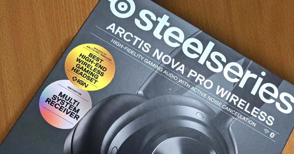 SteelSeries Arctive Nova Pro Product Image - Box (Reviews.org)