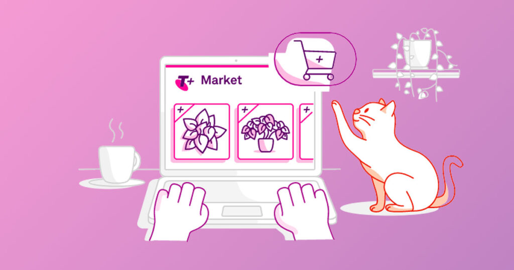 Telstra Plus promotional image