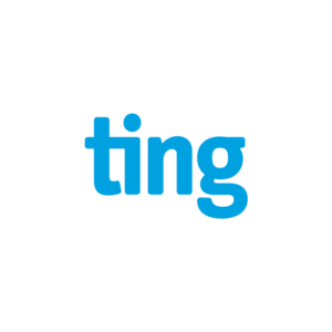 Ting mobile logo light blue