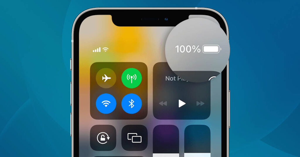 How to show battery percentage on iPhone 14 and iPhone 13
