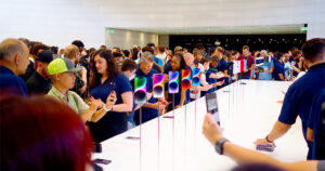 Photograph from Apple "Far Out" Hands-on