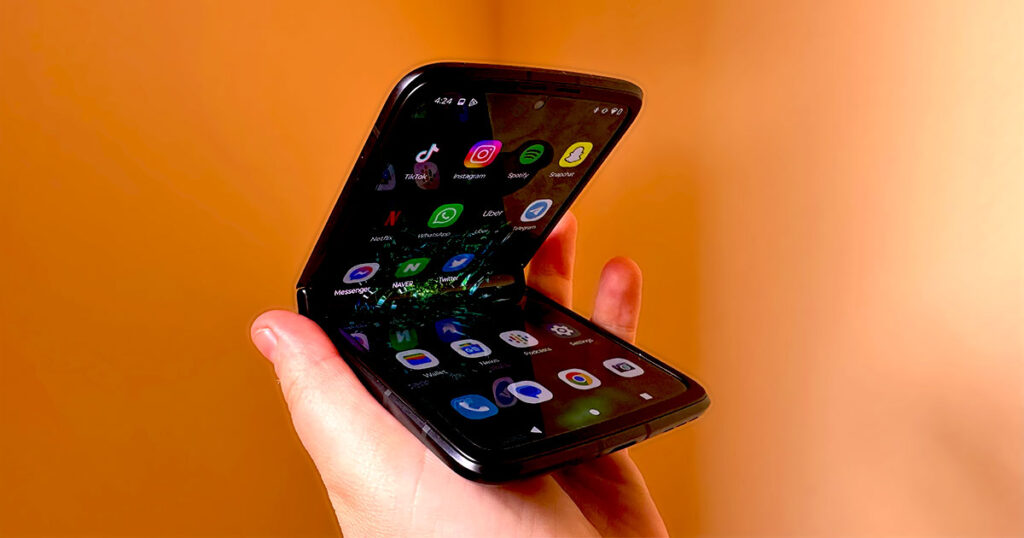moto Razr folding