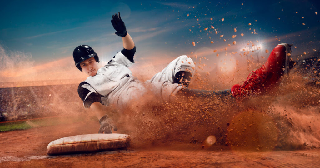 Baseball header