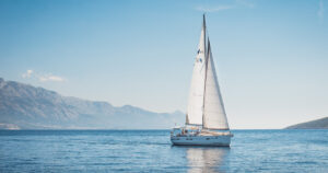 Sailing vessel on water