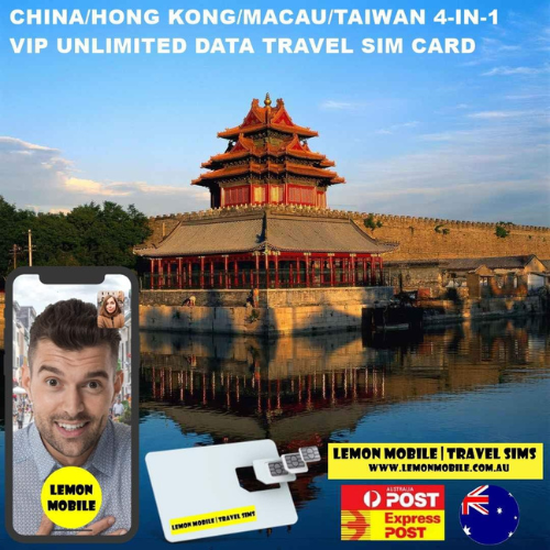 China-Hong Kong-Macau-Taiwan All-in-1 Travel SIM Card