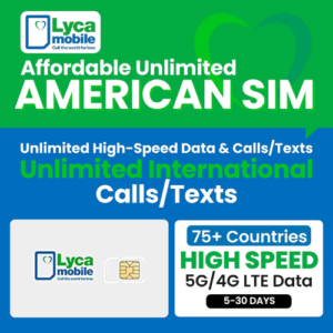 USA Lycamobile Prepaid SIM Card