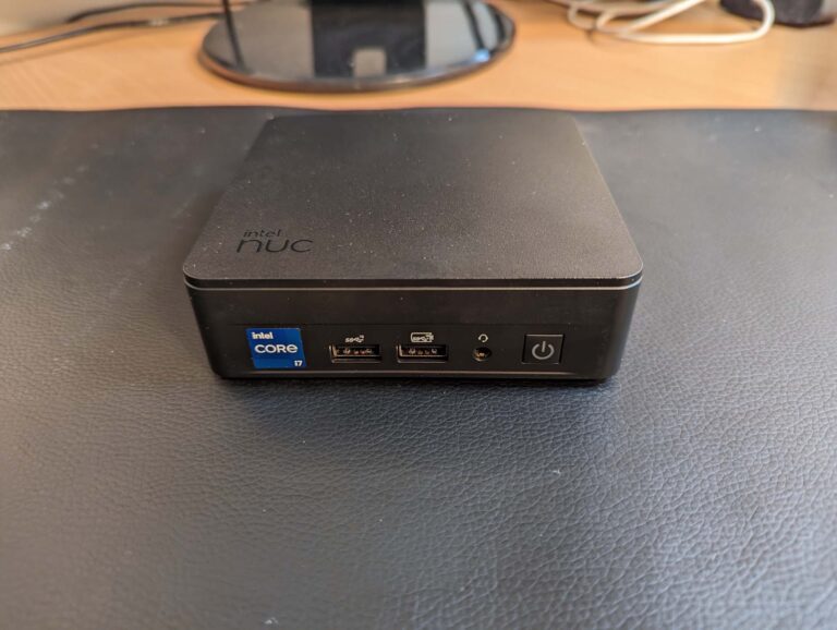 Intel NUC front view