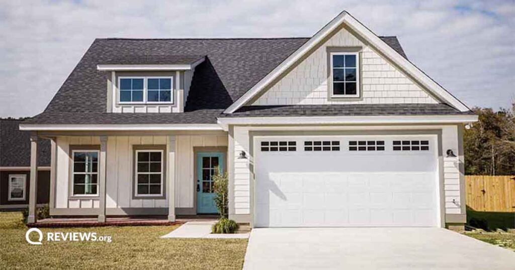 Exterior of house using security system