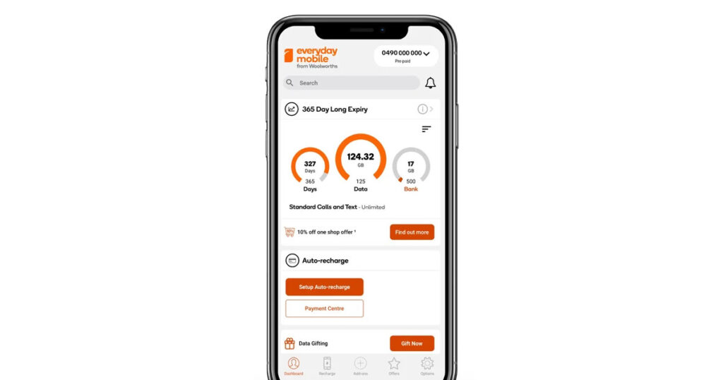 Woolworths Everyday Mobile app