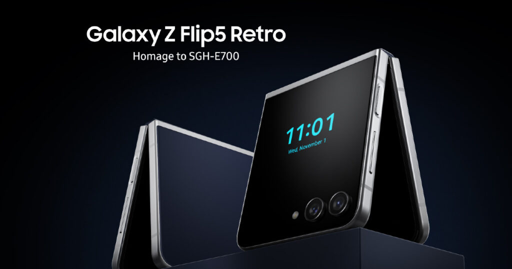 Galaxy Flip 5 Retro header