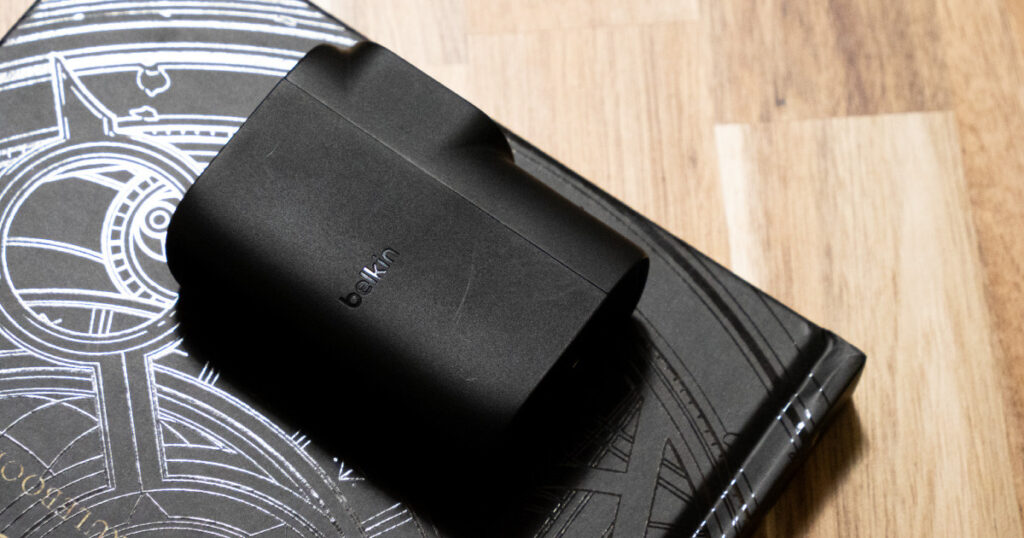 Belkin BoostCharge Hybrid sitting on table