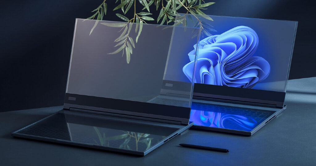 Lenovo transparent laptop