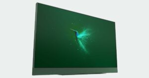 Picture of the green Sky Glass TV