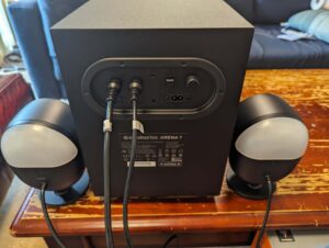 SteelSeries Arena 7 speakers - back