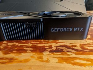 Nvidia GeForce RTX 4070 Super - side