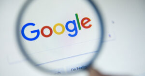 google under a magnifying glass
