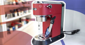 delonghi dedica pump in red