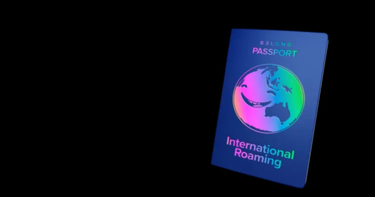 Belong roaming passport graphic