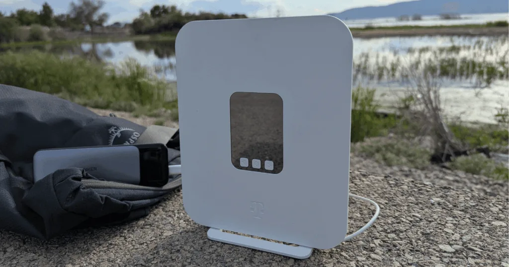 Photo of T-Mobile AWAY Gateway by a lake