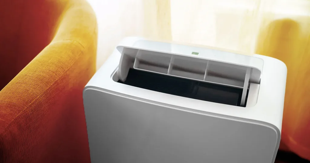 portable aircon on a heat map